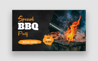 Barbeque YouTube Thumbnail Design
