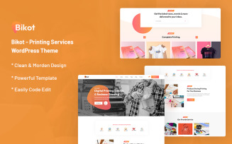 Bikot - Printing Services WordPress Theme