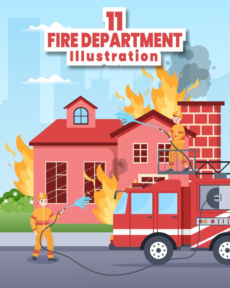 Kit Graphique #293525 Fire Department Divers Modles Web - Logo template Preview