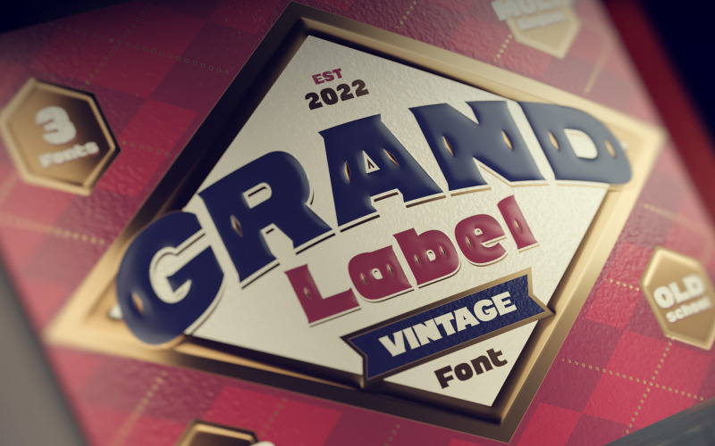 Grand Label - Font with Bonus