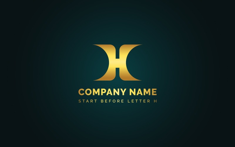 Luxury H Letter Logo Design Logo Template