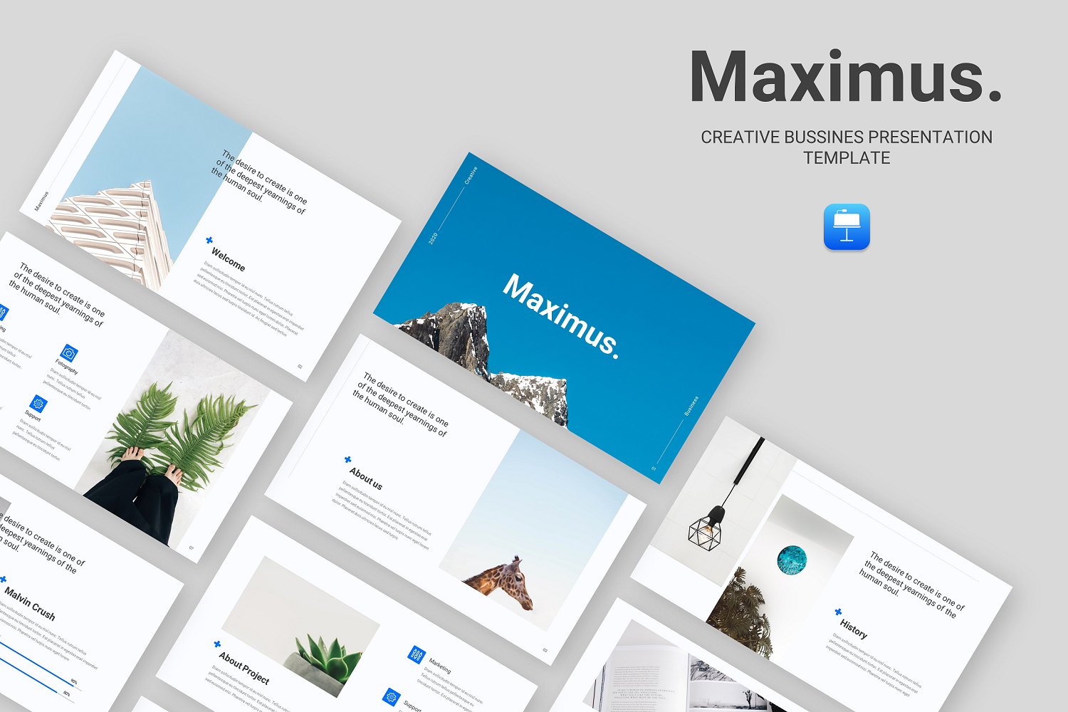 Maximus - Creative Business Keynote Template