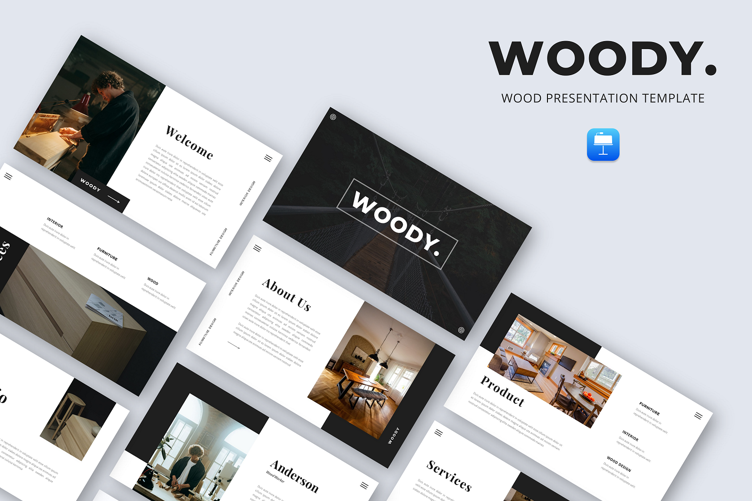 WOODY Keynote Presentation Template