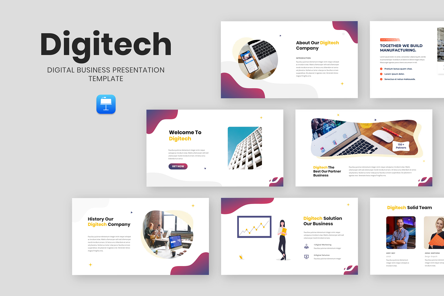 Digitech - Digital Business Keynote Template