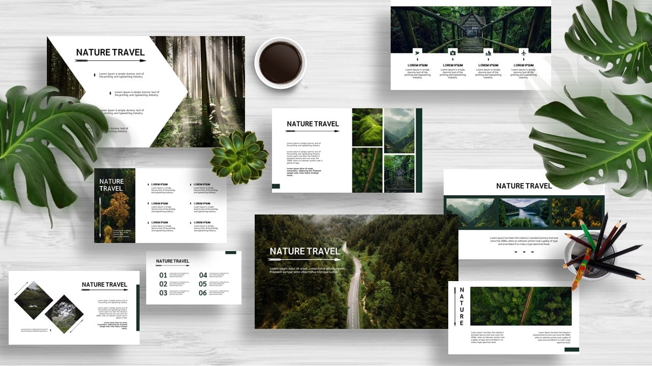 Template #293787 Travel Powerpoint Webdesign Template - Logo template Preview