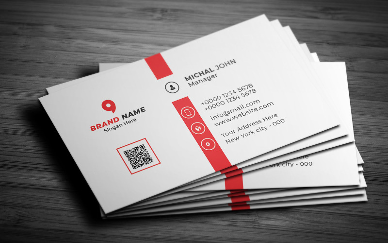 Creative Business Card Template 3 Corporate Identity