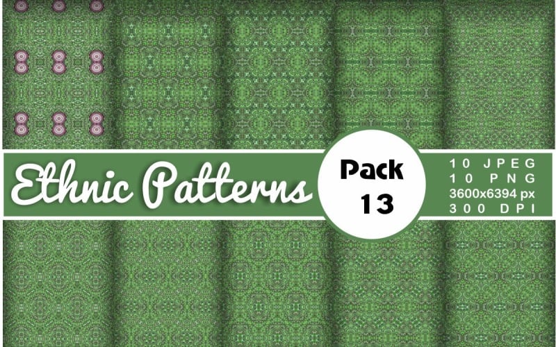 Ethnic Textile Motif Bundle 13 Pattern