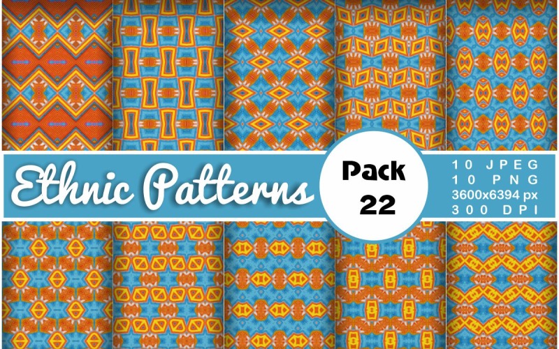 Ethnic Textile Motif Bundle 22 Pattern
