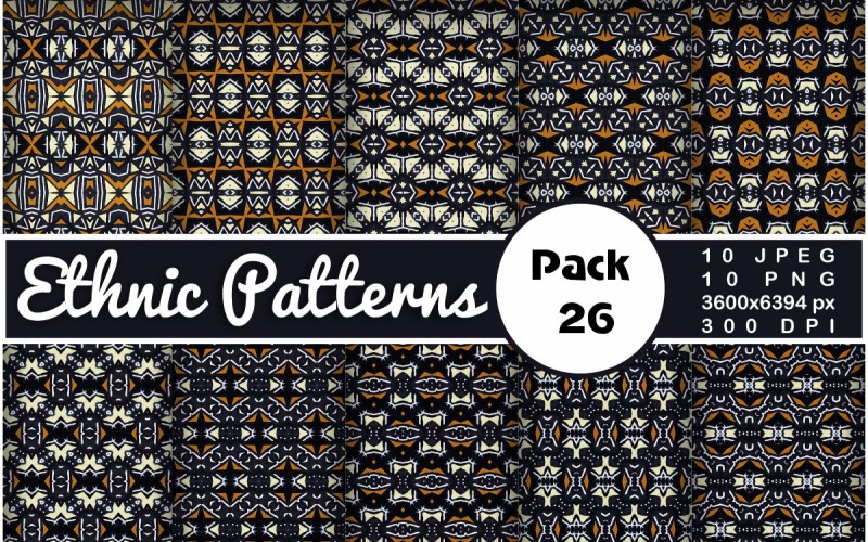 Ethnic Textile Motif Bundle 26 Pattern