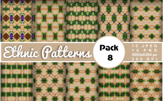 Ethnic Textile Motif Bundle 8