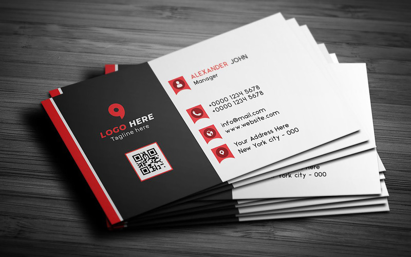 Formal Corporate Business Card Corporate Identity