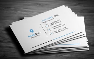 Free Clean Corporate Business Card