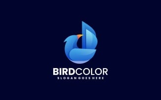 Bird Color Gradient Logo 1