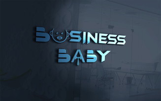 Business Baby Logo Template For Babies Shop