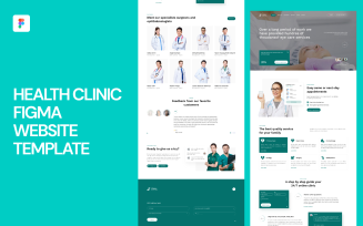 Health Clinic Figma Website Template