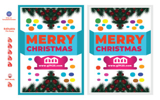 Merry Christmas Flyer Corporate Identity Template