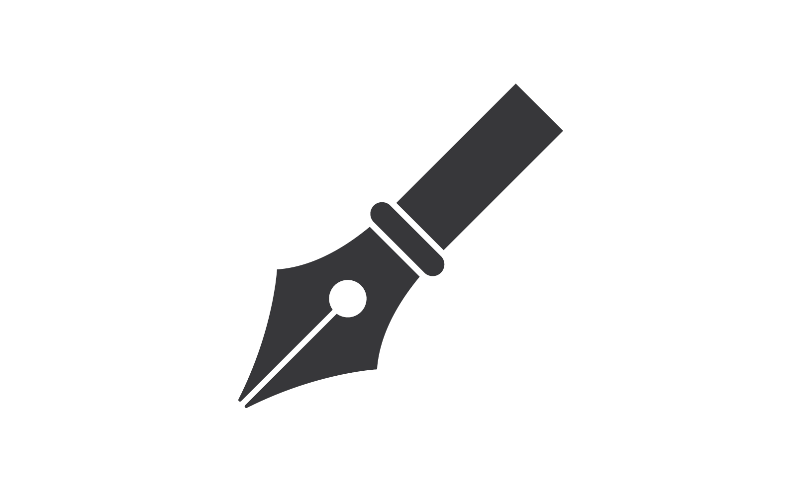 Pen logo illustration vector flat design eps 10