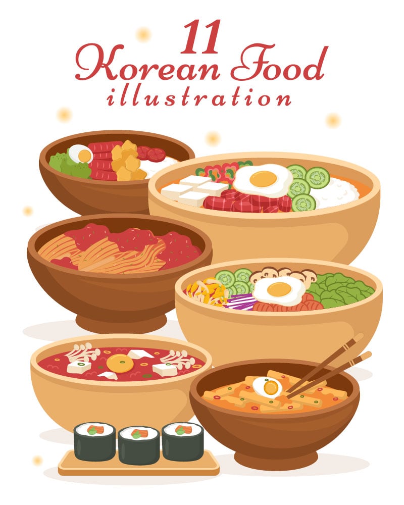 Kit Graphique #293922 Korean Alimentation Divers Modles Web - Logo template Preview