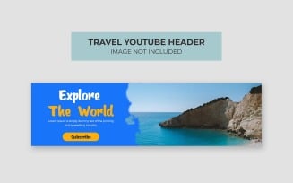 Modern Travel Tour YouTube Cover Header