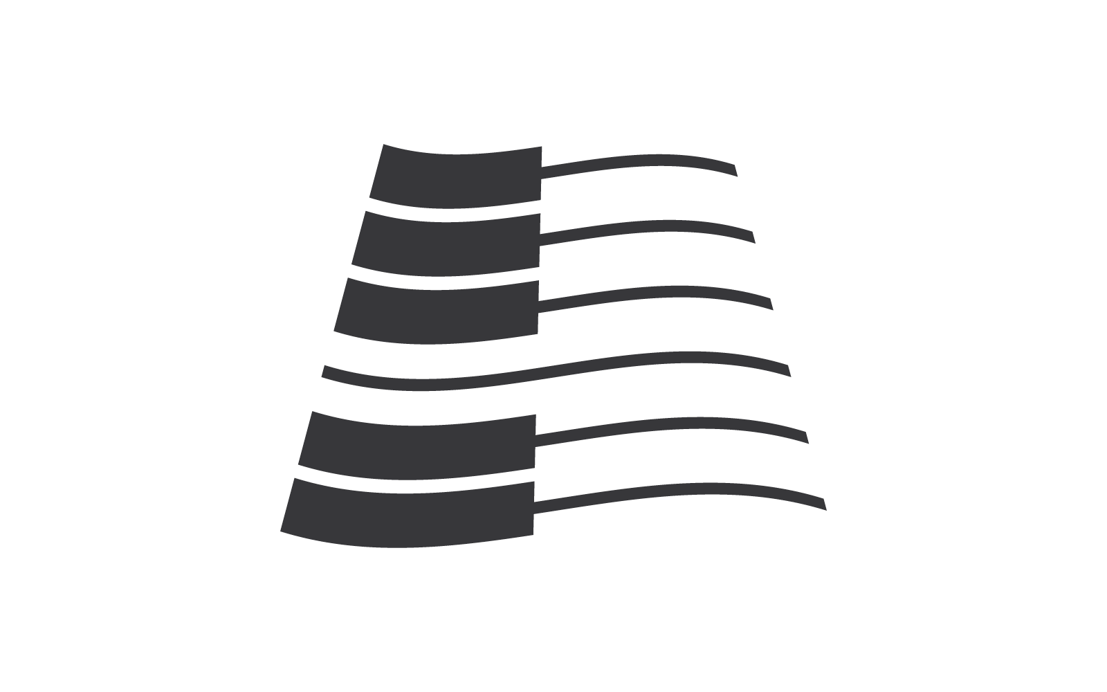 Piano logo illustration vector flat design Logo Template