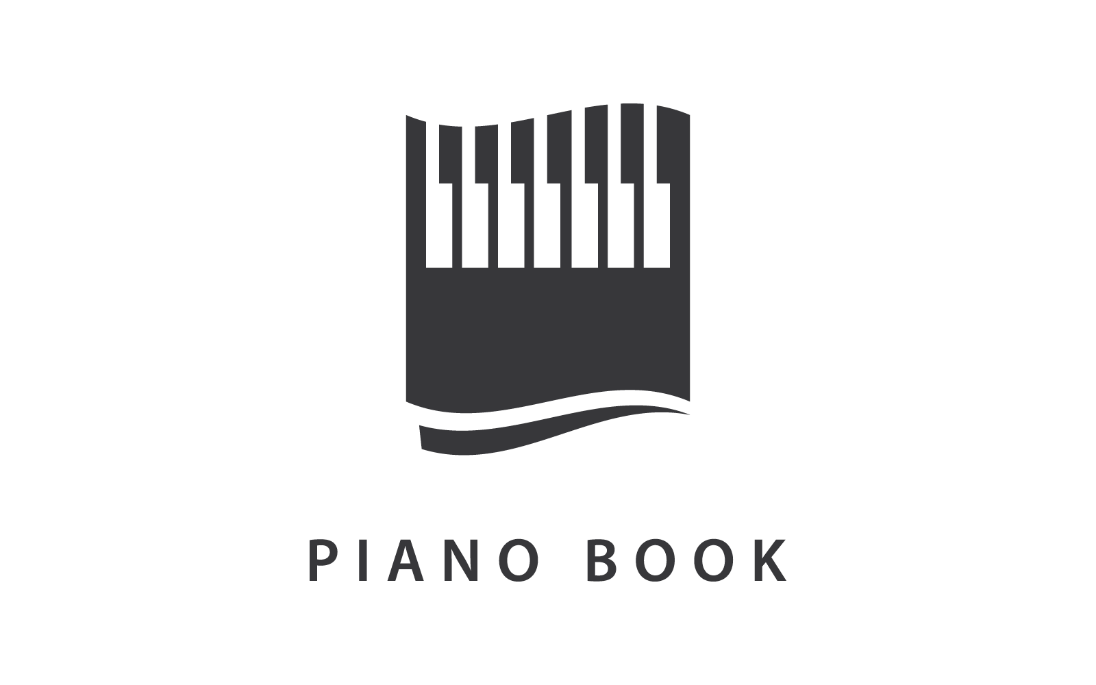 Piano vector ilustration flat design template