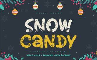 Snow Candy - Playful Display Font