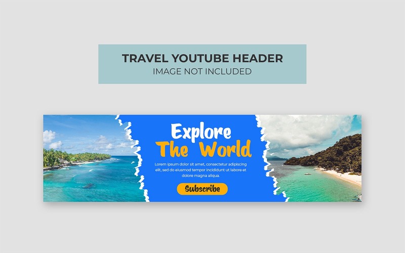Travel Tour YouTube Cover Header Social Media