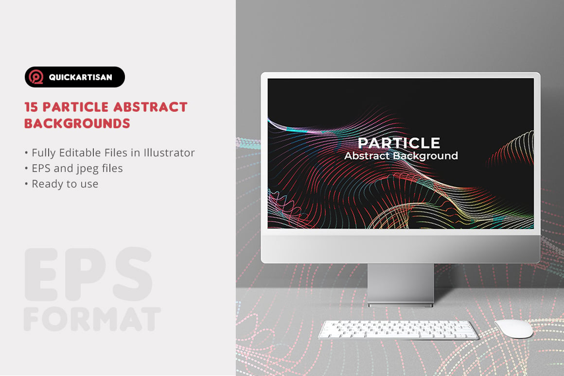 Template #294021 Background Particle Webdesign Template - Logo template Preview