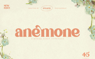 Anemone | Vintage Serif FREE for Personal Used