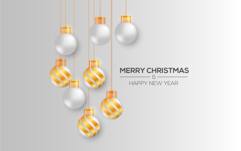 Collection Of Decorative Merry Christmas Balls Illustration