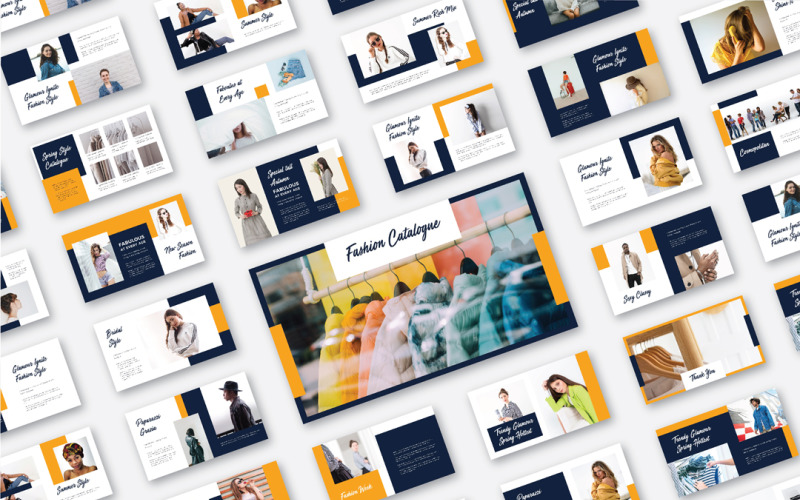 Fashion Presentation Template PowerPoint Template