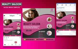 Free Beauty Saloon Store Template: