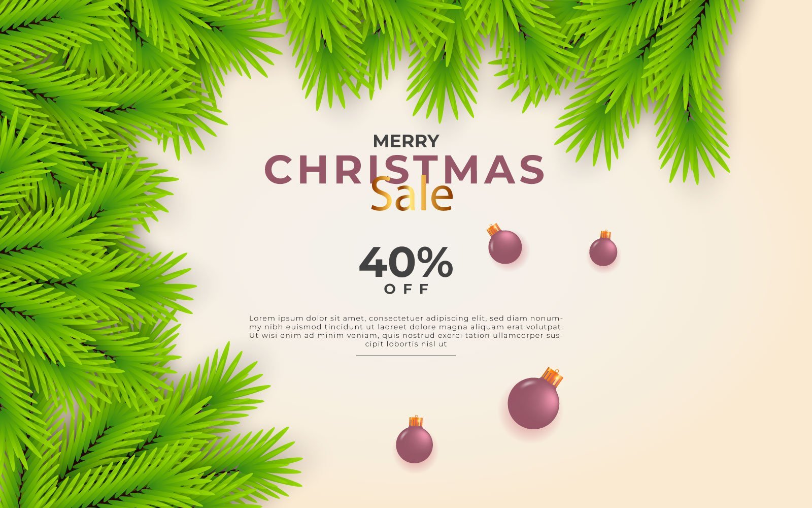 Template #294186 Branch Christmas Webdesign Template - Logo template Preview