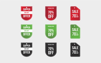 Special Offer Discount Badge Vector