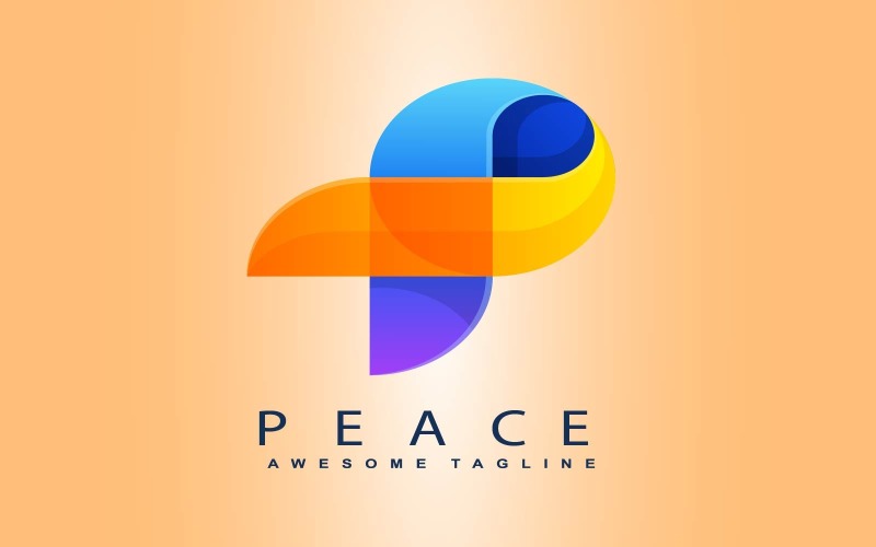 This Is peace logo Templates Logo Template