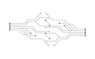 Circuit vector illustration design 7