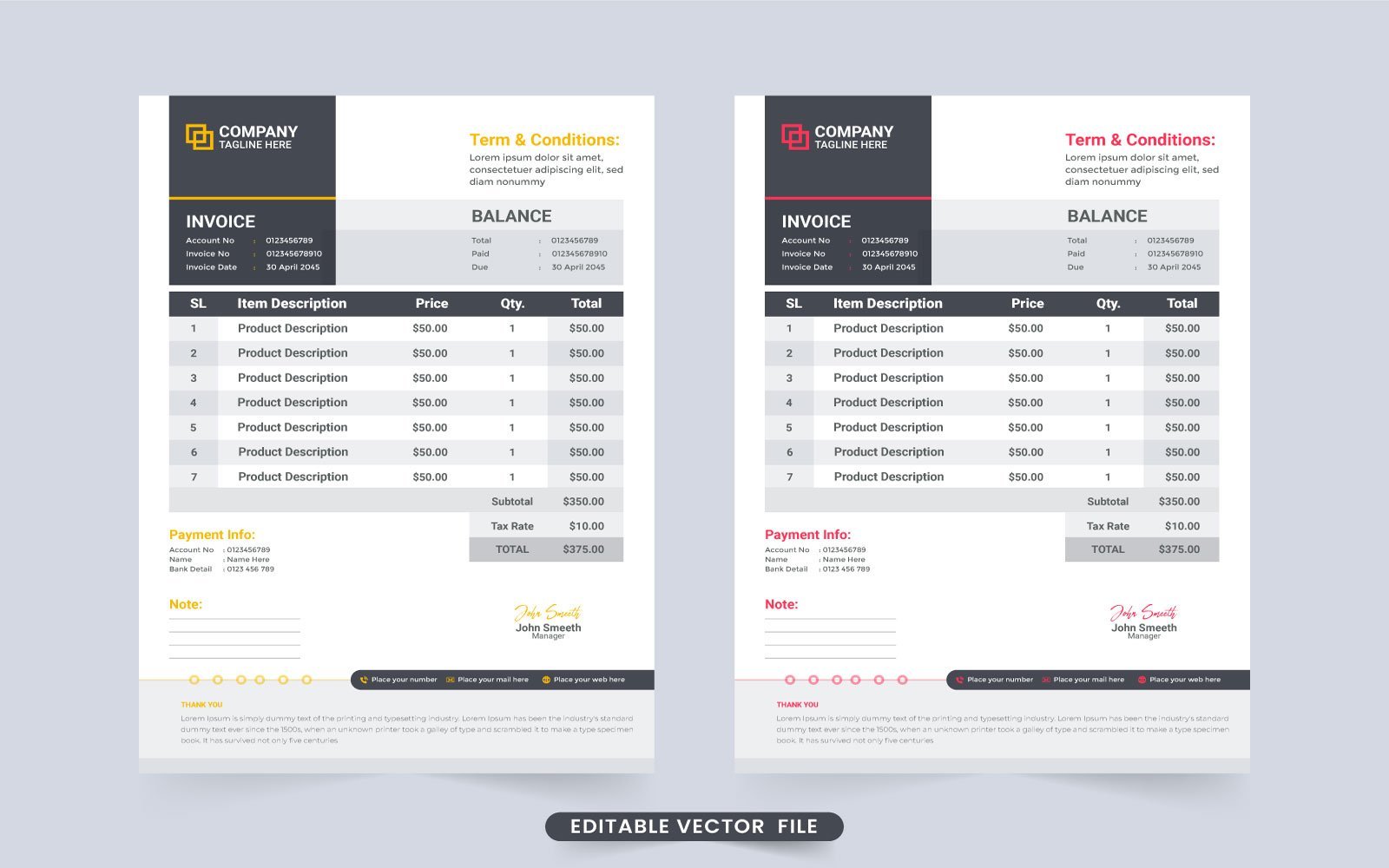 Template #294410 Paper Bill Webdesign Template - Logo template Preview