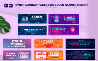 Cyber Monday Banner Design Template V2