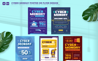 Cyber Monday Flyer Design Template V4
