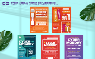 Cyber Monday Flyer Design Template V5