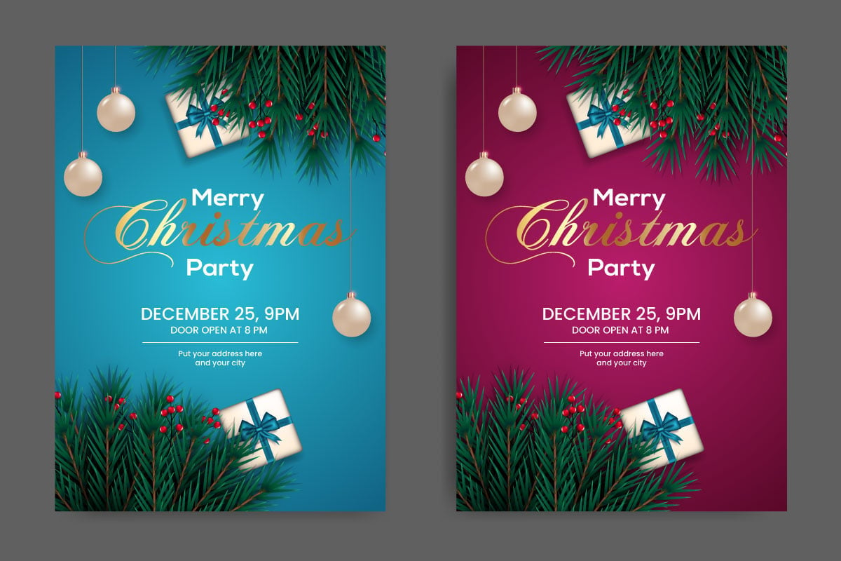 Template #294570 Flyer Christmas Webdesign Template - Logo template Preview