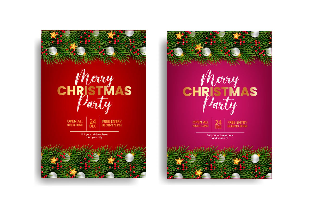 Template #294574 Flyer Christmas Webdesign Template - Logo template Preview