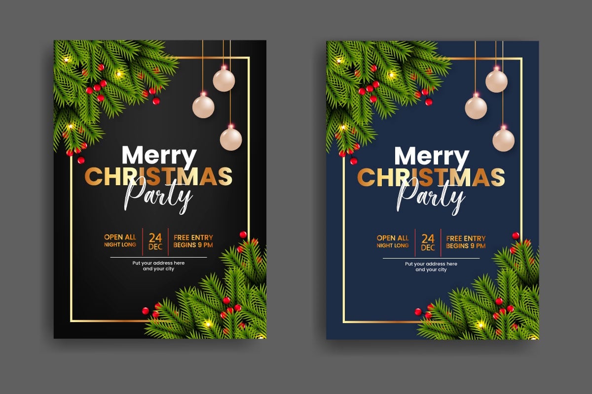 Template #294577 Flyer Christmas Webdesign Template - Logo template Preview