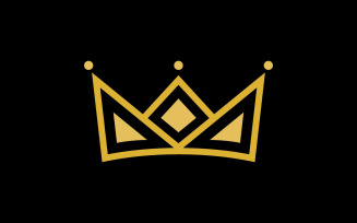 Crown Concept Logo Design Template1