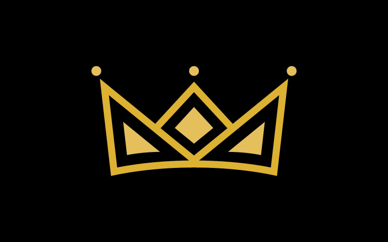 Crown Concept Logo Design Template1 Logo Template