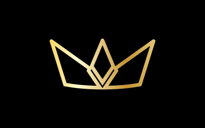 Crown Concept Logo Design Template3 Logo Template