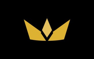 Crown Concept Logo Design Template4
