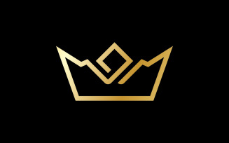Crown Concept Logo Design Template6