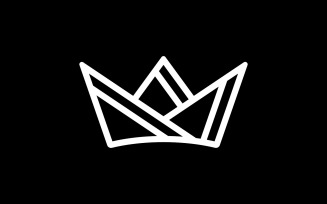 Crown Concept Logo Design Template9