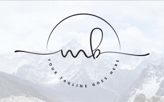 Photography MB Letter Logo Design-Brand Identity